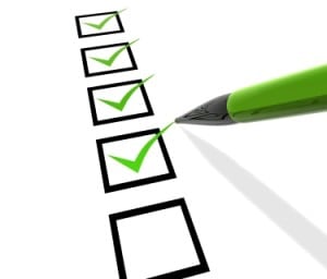 Personal Financial Plan checklist
