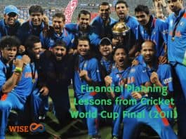 Financial Planning Lessons from Cricket World Cup Final (2011)